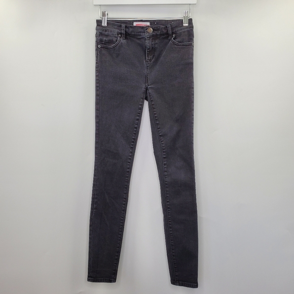 Loft Faded Black Legging Skinny Jeans Rocker Edgy - Picture 1 of 8